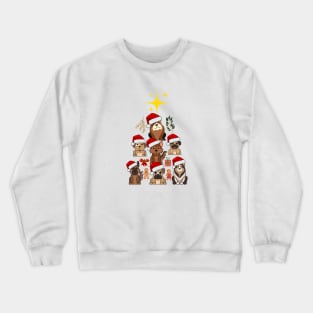 Westie Christmas Tree Dog Crewneck Sweatshirt